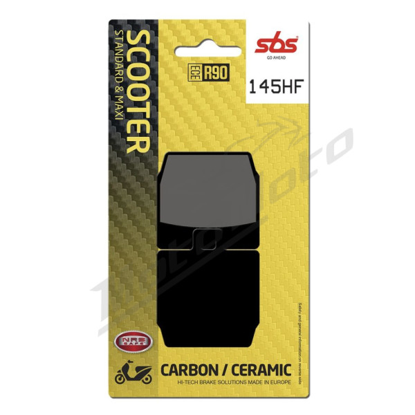 SBS 145HF Street Ceramic Organic Brake Pads CPI / MBK / Yamaha 50cc 97-19