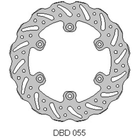 Delta braking disc rear (220x108,2x4mm) Gas Gas 125-450 95-21