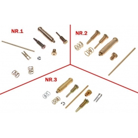 Karbiuratoriaus žiklerių komplektas WSK 125