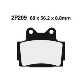 NISSIN Street Semi-Metallic Brake pads - 2P-209NS Yamaha FZ / TZR / XJ 125-600cc 84-03