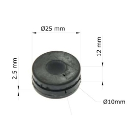 TOURMAX guminė įvorė (Silent Block) 10 vnt HONDA CBR / VFR 600-800cc 2000-2009