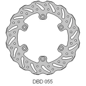 Delta braking disc rear (220x108,2x4mm) Gas Gas 125-450 95-21