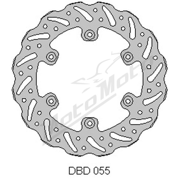 Delta braking disc rear (220x108,2x4mm) Gas Gas 125-450 95-21
