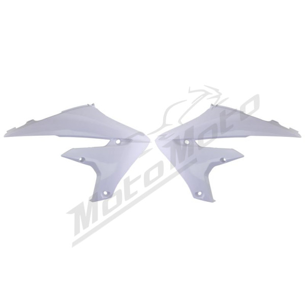 Radiator covers white CEMOTO YAMAHA YZ 250-450cc 2018-2023