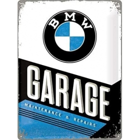 Metal tin sign BMW GARAGE 30x40