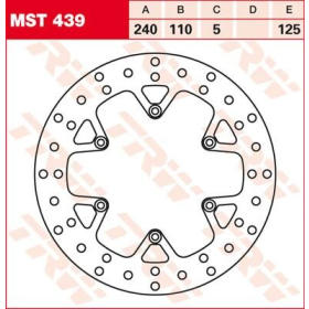 TRW Round Fixed Rear Brake Rotor Husqvarna / KTM 501-990cc 06-23