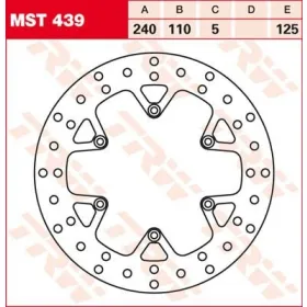 TRW Round Fixed Rear Brake Rotor Husqvarna / KTM 501-990cc 06-23
