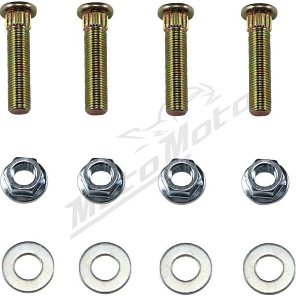 MOOSE OFFROAD Wheel Stud/Nut Kit Polaris Ranger RZR 570 4x4 18-19