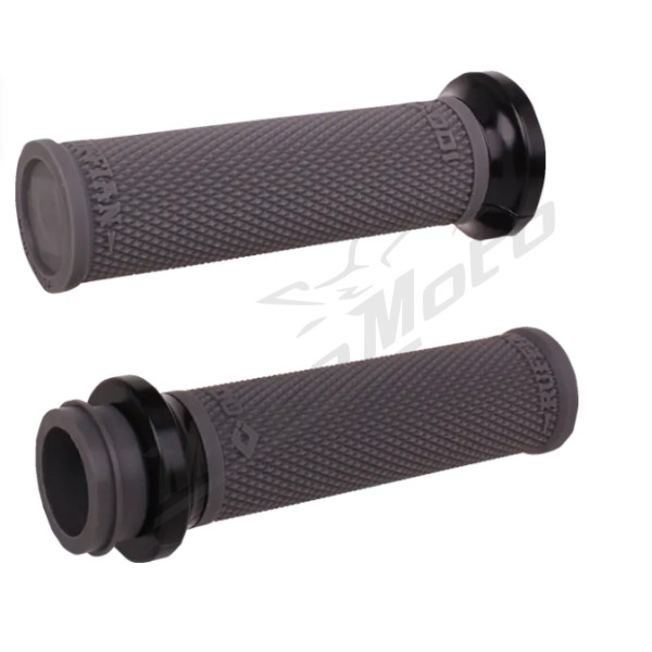 ODI Ruffian Lock-On Street Grips Harley Davidson FLDE / FLFB / FLHTCU / FLHX / FLTRX / FXST 1584-1923 08-23