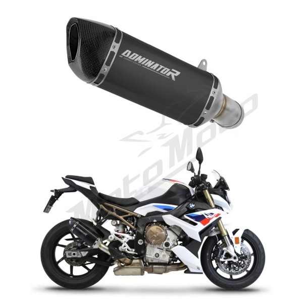 BMW M1000R 2022-2026 Dominator Exhaust Silencer Muffler HP6 BLACK + dB killer