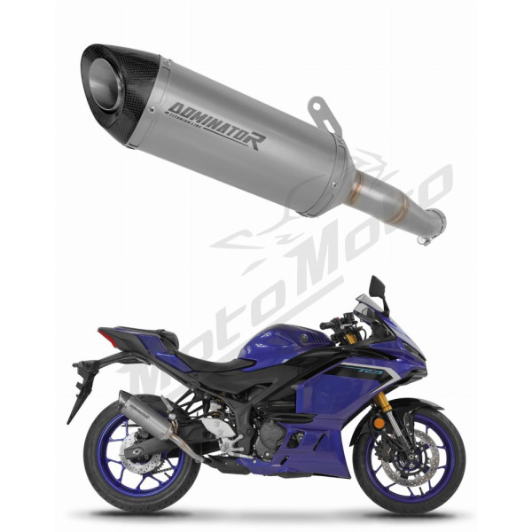 Yamaha YZF-R3 2025-2026 Dominator duslintuvas titaninis HP8 su dB killer