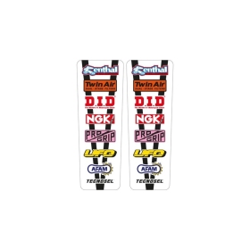 TECNOSEL Fender Stickers 36x15cm 2pcs