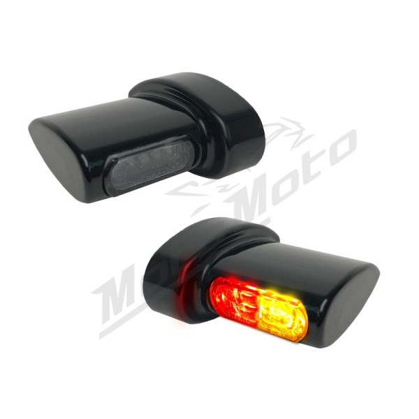 HEINZ BIKES Micro Rear Fender Flasher 3in1 Harley Davidson FLD / FLHR / FLHT / FLHX / FLTRI / XL / XR 500/1977 93-24