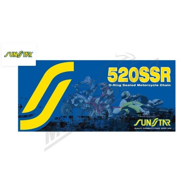SUNSTAR SPROCKETS 520 SSR Drive Chain Aprilia / Bimota / Cagiva / Ducati / Gas Gas / Gilera / Honda / Husqvarna / Kawasaki / Suzuki 125-821 76-26