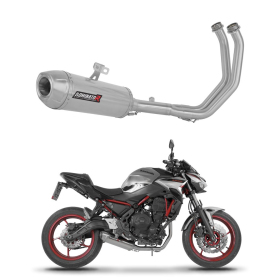 Dominator Full Exhaust System Collector Silencer S3 + dB killer Kawasaki Ninja 650 2023->