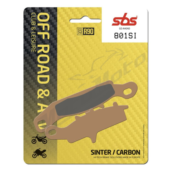 SBS SI Offroad 801SI Sintered Brake Pads Kawasaki / Suzuki 450-700cc 02-14