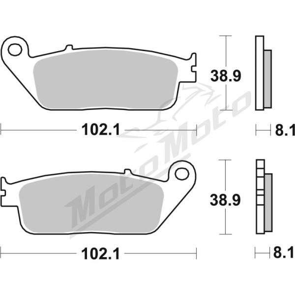 SBS RST 627RST Brake Pads Buell / Cagiva / Honda / Hyosung / Kawasaki / Suzuki / Triumph / Yamaha 125-1500cc 88-22