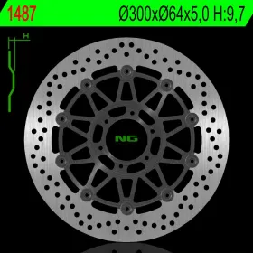 NG BRAKES Front/Rear Floating Brake Disc 300mm Indian / Victory 1500-1811cc 01-20