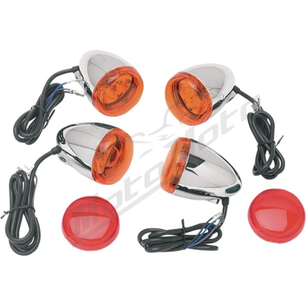 CHRIS PRODUCTS Deuce Posūkio signalų rinkinys Harley Davidson FXSTS 1340cc 88-92