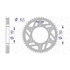 AFAM Aluminium Rear Sprocket 530 41-48 teeth