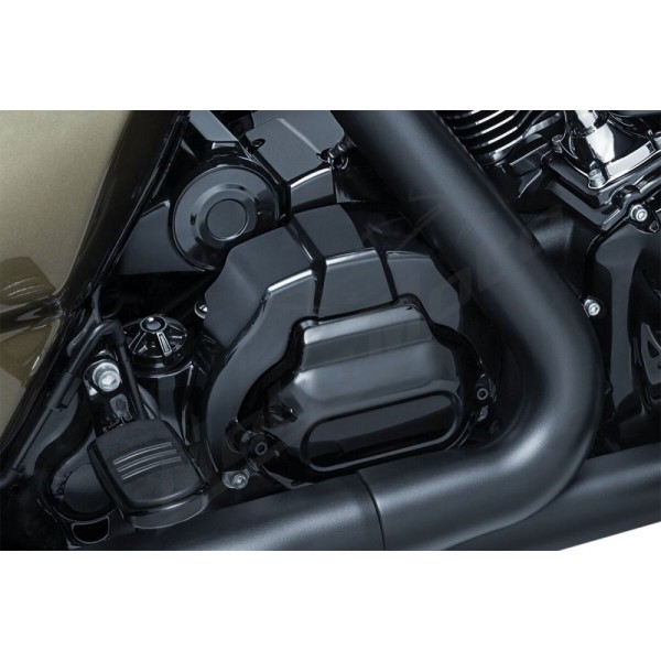KURYAKYN Transmission Shroud Black Harley Davidson FLHR / FLHX / FLTRX / FLTRXS / FLHTK 1750/1923 17-20