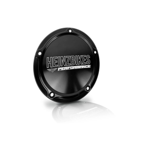 HEINZ BIKES Derby Cover Harley Davidson FLD / FLHR / FLHRI / FLHTC / FLHX / FXD 1450/1800 99-17