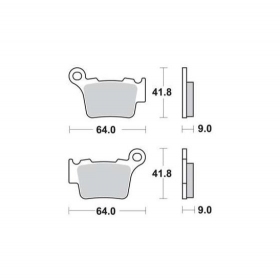 BRAKE PADS FERODO FDB2165SG / MCB743 OFFROAD