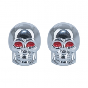 Oxford Skeleton Valve Caps Silver 2pcs.