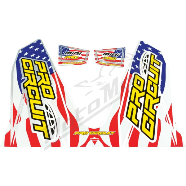 PRO CIRCUIT T-6 Exhaust Decals