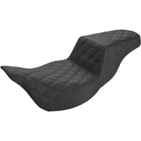 SADDLEMEN Step-Up Lattice Stitch Seat Extended Harley Davidson FLHR / FLHRC / FLHTK / FLHXST / FLTRXS 1584-1923 08-24