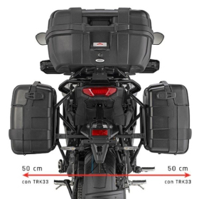 KAPPA Monokey Šoninių daiktadėžių laikiklis Yamaha Tracer 890 2025