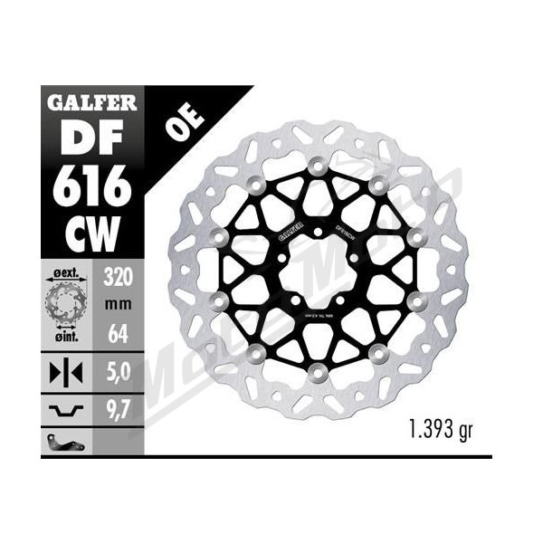 GALFER Priekinis stabdžių diskas KTM 890 SMT 23-25