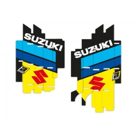 BLACKBIRD Replica Kevin Strijbos 2020 radiatoriaus grotelių lipdukų rinkinys Suzuki RM-Z 250-450cc 2018-2023