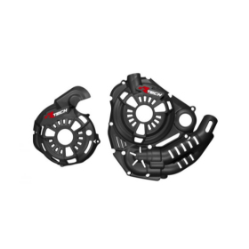 Racetech Technopolimeriniai Variklio Dangteliai Yamaha Tenere 700 19-24 Juoda