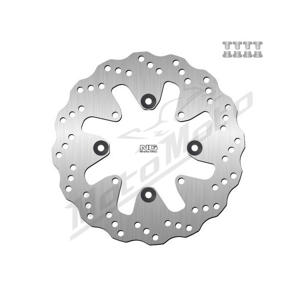 NG Rear Fixed Brake Disc 250x100x4.5mm Kawasaki Versys 650cc 15-16