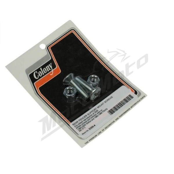 COLONY Rear Fender Support Mounting Screws/Nuts Harley Davidson FLST / FXST / FXWG 1340 80-999
