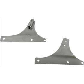 DRAG SPECIALTIES Sissy Bar Side Plates Harley Davidson FLSTC / FLSTCI 1450-1690 00-17