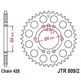 Rear sprocket JTR809/2