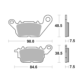  Sbs Brakepads 226HF Ceramic YAMAHA