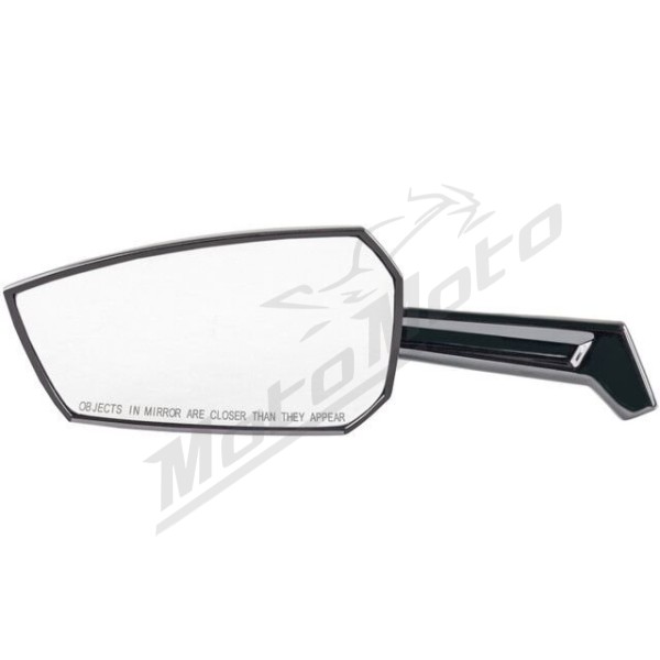 KURYAKYN Enygma Black Mirrors 2pcs Harley Davidson FLDE / XL / FLHX / FXSTB / FLSTSE 883/1868 08-26