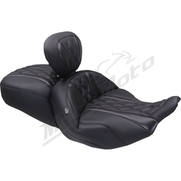 MUSTANG Deluxe Touring vairuotojo atlošas Harley Davidson FLHX / FLHXSE / FLTRX / FLTRXSE / FLTRXSTSE 1923-1977 23-26