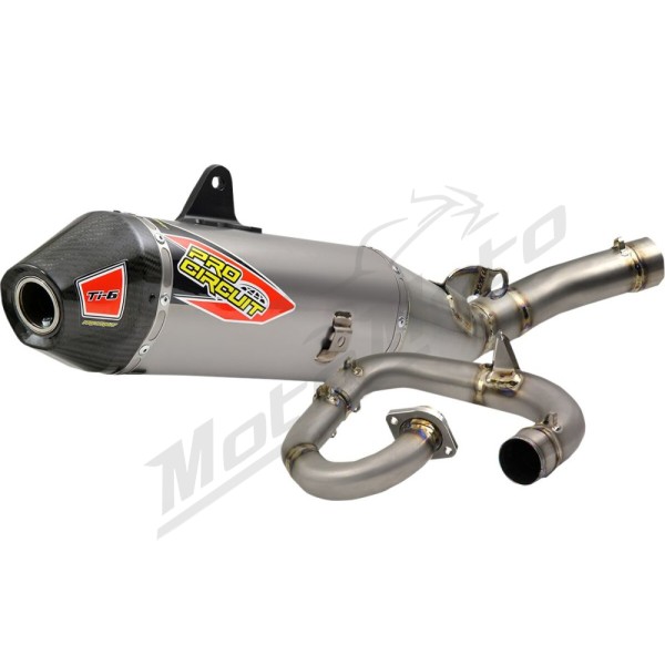 PRO CIRCUIT TI-6 Exhaust System Titanium/Carbon Fiber Yamaha YZ 450 20-21