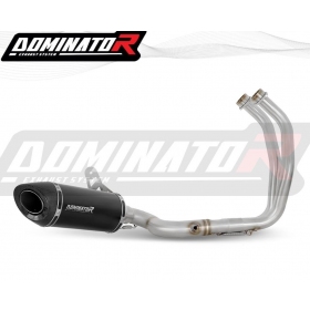 Duslintuvo kompl. Dominator HP8 BLACK + dB killer Yamaha MT 07 2021 - 2023