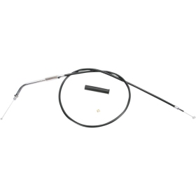 DRAG SPECIALTIES Black Vinyl Throttle/Idle Cable Harley Davidson FXRT / XL / XLH 883-1340cc 88-95