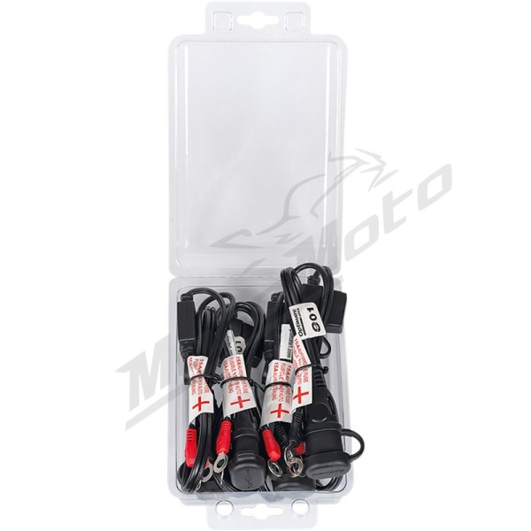 TECMATE 1/4" Eyelet Battery Connection Lead 12V 4pc.