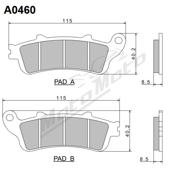 Nissin Brake Pads Honda / Kawasaki 650-1800cc 96-16