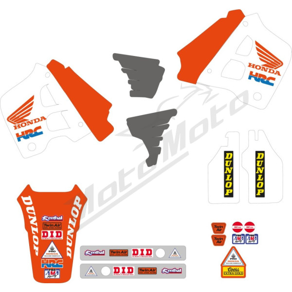 TECNOSEL USA  Seat cover and sticker set Honda CR 125-250 90-92