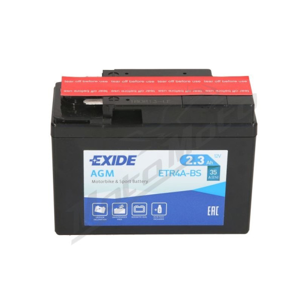 EXIDE YTR4A-BS Akumuliatorius 12V 2.3Ah