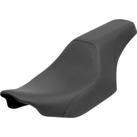SADDLEMEN Profiler Basketweave Seat Black Harley Davidson FLHX / FLHXSE / LFHXU / FLTRX 1923-1977 23-25
