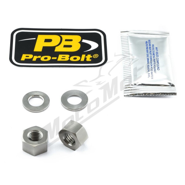 PRO BOLT Titanium Clip-On / Handle Bar Mount Bolt Kit Kawasaki Ninja 650cc 17-25